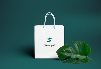 Smaragdi app design logo vector