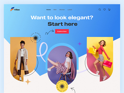 Fashion Website Landing Page apparel beauty clothing clothing website cpdesign creativepeoples ecommerce website fashion fashion landing page fashion web landing page mens clothing menswear online shop style trending tshirt web web design womens clothing