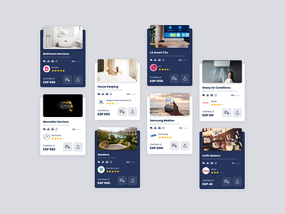 Services Cards card cards cards ui dark dark ui light light ui mobile app mobile design mobile ui quick actions rating services ui ui ux ui design uidesign uiux ux uxdesign