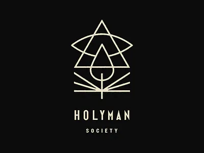 Holyman Society brand branding icon identity logo mark type