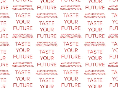 Register To Vote! america branding dump trump flat go blue ice creame road trip soft serve