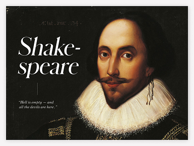 Shakespeare Quotes | Part 1 animation classic clean design figma font italic quotes shakespeare simple space type typogaphy typography white