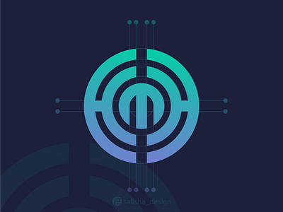 hmh monogram 3d abstract awesome brand identity branding circle company design flat hh hm hmh icon illustration initial logo monogram symbol vector