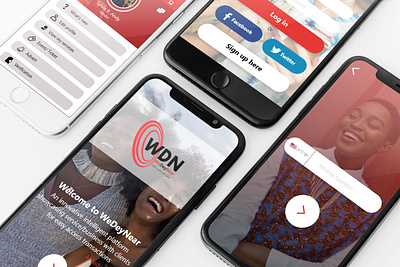 WeDeyNear app design mobileappdesign uidesign