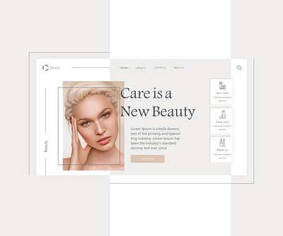 web design app appdesign beautiful beauty branding design icon skin skincare typography ui uidesign ux web web design webdesign