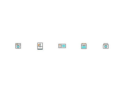 Appliance Icons appliance branding clean figma icons kovalev modern nicholas simple vector