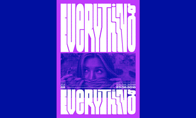 Random Poster #1 lettering poster poster design type