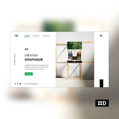 Web page design minimal ui ux web website