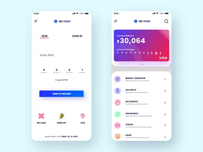 SBI YONO App Redesign app design typography ui ux