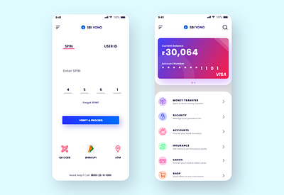 SBI YONO App Redesign app design typography ui ux