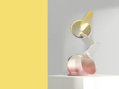 Quarantine Objects: Paddle Cactus 3d c4d redshift3d render sculpture