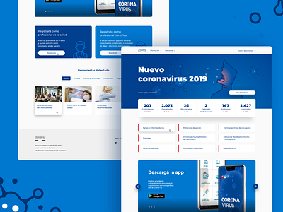 COVID 19 website coronavirus covid19 design goverment illustration stats ui ux vector web web design website