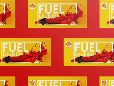 Key Visual / Shell / Fuel Launch car extreme formula fuel graphicdesign illustrator keyvisual petrol photoshop race red shell speed yellow
