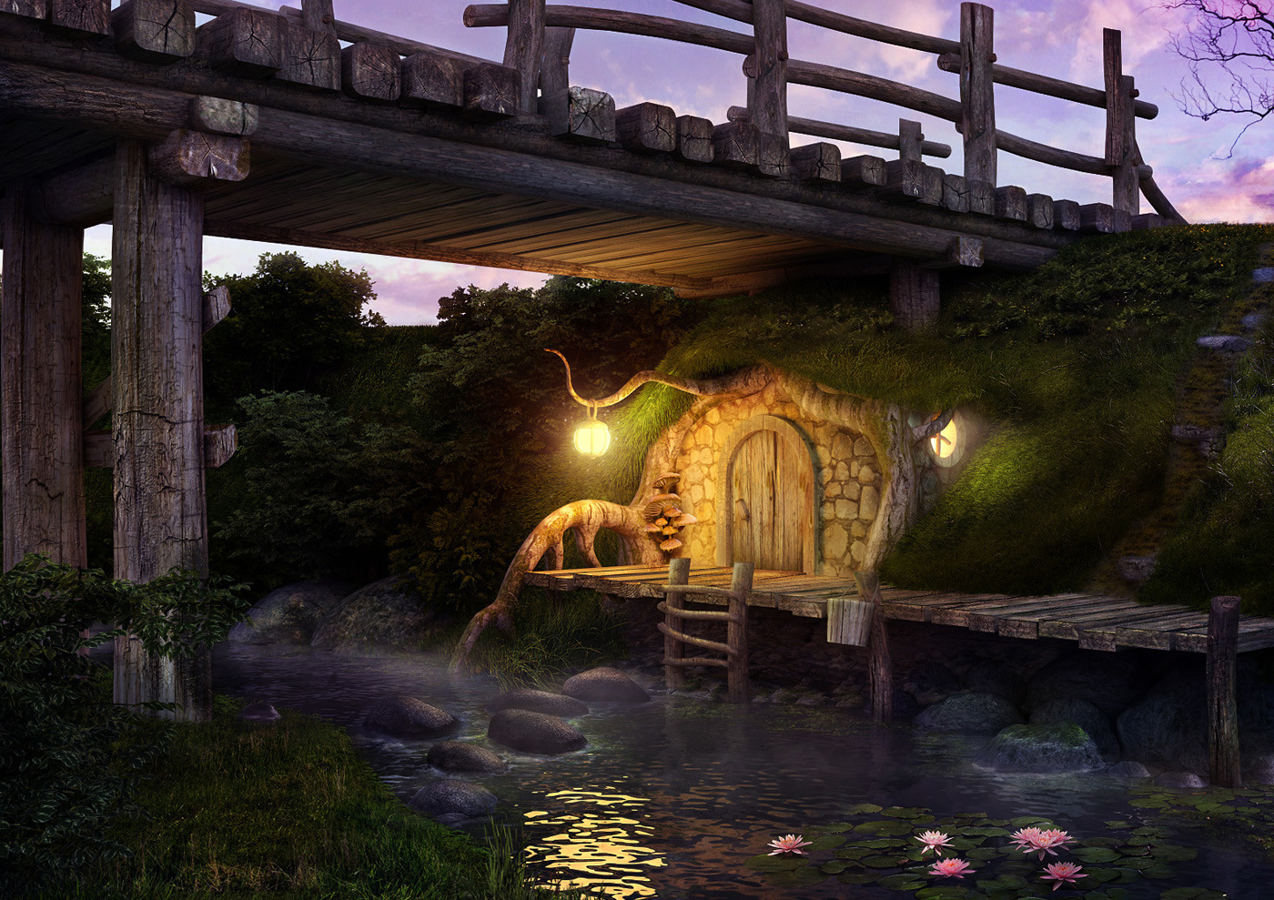 Example of 3D Illustration Background.