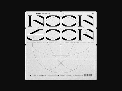 n00n black design graphic graphicdesign letter lettering minimal type typography web