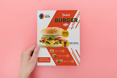 Food Flyer Design brand design branding design fahad antar flyer design food flyer food menu graphic design print design