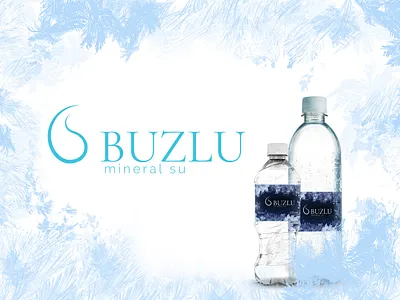 BUZLU (mineral water) Packing branding graphic design logo logo design packing design ui