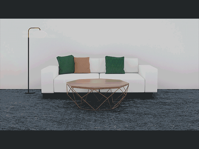 Procedural Authoring in AR 3d aesthetic ar blender blender3d low poly motion