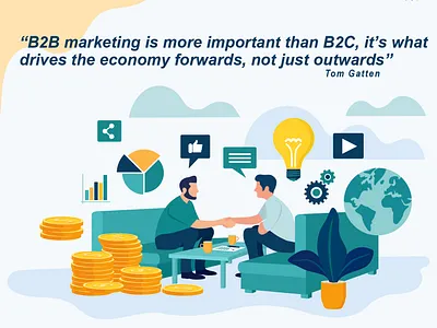 B2B Marketing Strategy animation branding design digital digital art digital illustration digitalart illustration marketing typography ui