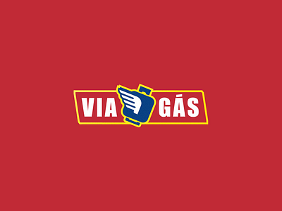 VIA GÁS brand branding gas gasoline graphics home identity illustration logo logo design logodesign logos vector