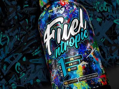 ntropic label design 3dimages arquimediastudios design label mockups packaging packagingdesign publicity sports supplements