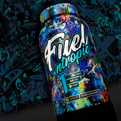 ntropic label design 3dimages arquimediastudios design label mockups packaging packagingdesign publicity sports supplements