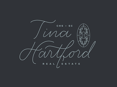 TinaHartford branding lettering logo logotype real estate