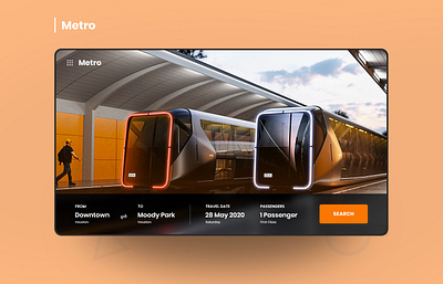 Metro design figma figmadesign interface metro minimalismus ui user interface ux web website