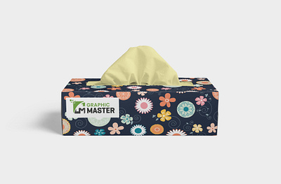 Product Package Design creative modern product page tissue paper