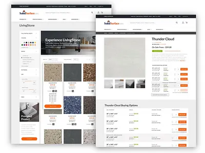 Solid Surface Magento 2 Redesign art direction ecommerce magento ui web design