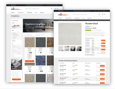 Solid Surface Magento 2 Redesign art direction ecommerce magento ui web design