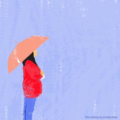 Watching the rain animation art artwork design flat flat design flat illustration flatdesign illustration ilustrator