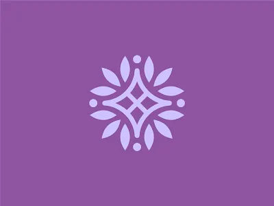 Personal Logo circle design floral geometric icon logo