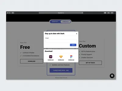 Download Modal accessibility adobe xd branding design download figma getstarkco modal pricing page product design sketch ui ux web design