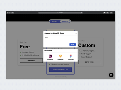 Download Modal accessibility adobe xd branding design download figma getstarkco modal pricing page product design sketch ui ux web design