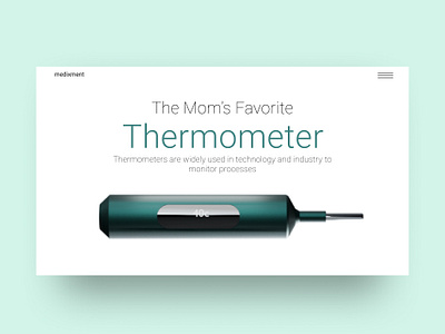 Thermostat 2 design minimal ui ux web website