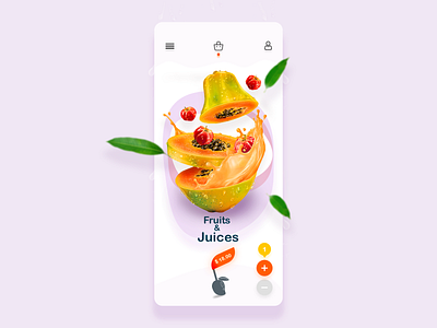 Food Delivery App app design ecommerce food food delivery app food delivery application fruit fruits minimal mobile mobile app mobile app design mobile ui ui ux website