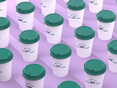 Bench Cups 3d 3d art cgi coffee coffee cup coffee shop design illustration render