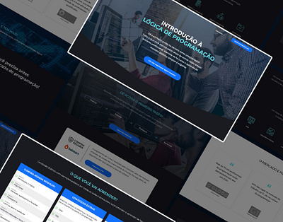 Landing Page - Impacta Tecnologia interface onepage site ui uiux user experience userinterface ux webdesign website