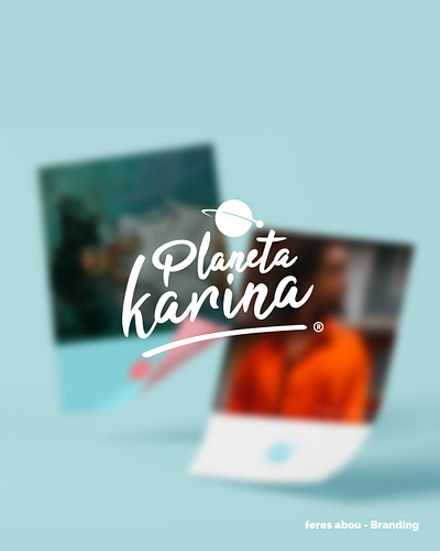 Planeta Karina Logo art brand design icon illustrator logo logo design logotype photo type vector vector illustration