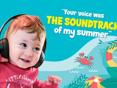 Soundtrack of Summer branding design font font awesome font design holiday logo soundtrack summer summer flyer summertime travel trip vacancy