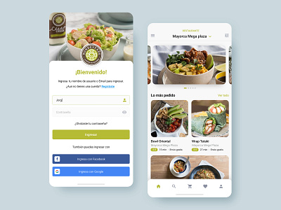 MundoVerde App app app design application colombia delivery app food app food delivery food delivery app healthy healthyfood interface mobile mobile app mobile app design mundo verde app ui ux