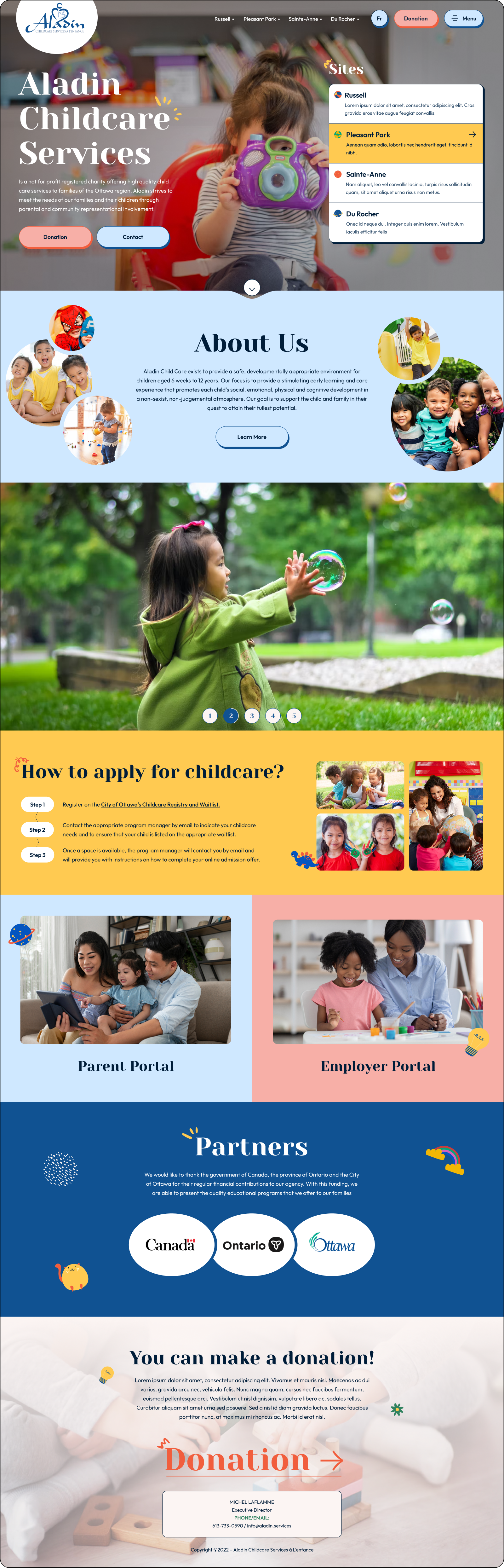 Example of Website UX/UI Design Or Redesign 
