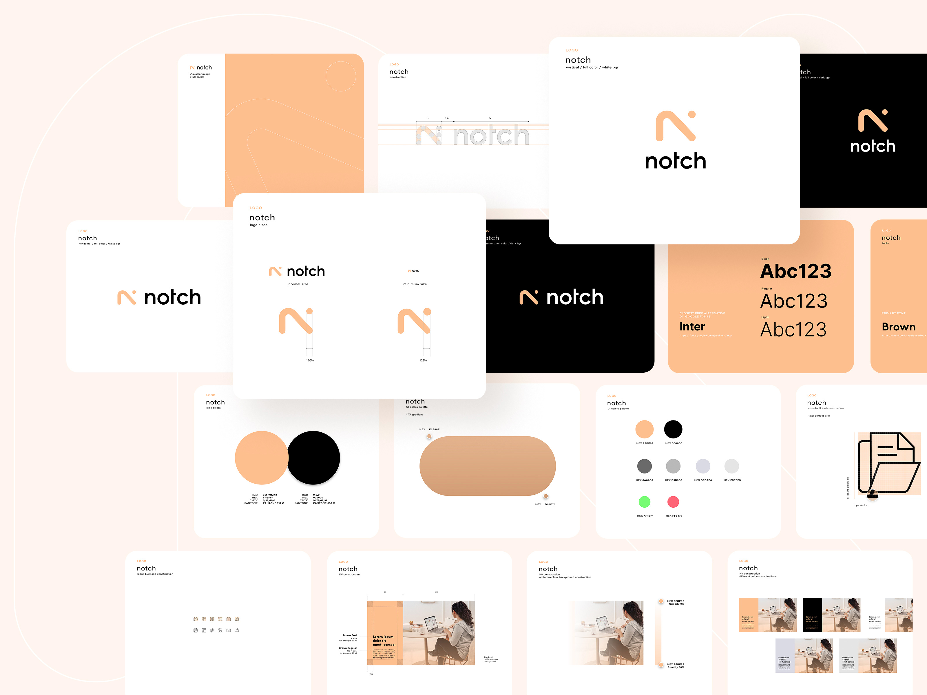 Example of NOTCH logo design