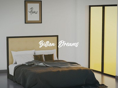 Dreams 3dart 3dmodel artist bed bedroom blender cool creative decor designer dreams fresh home motivated peace poster retro sunrise typography wallpaper