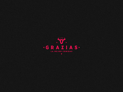 GRAZIAS brand identity branding bull concept art design flat graphic design illustration logo logofolio minimal modern