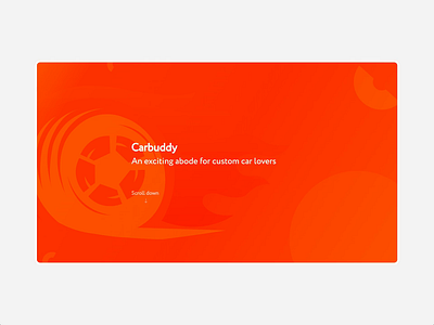 CarBuddy Case Study Page Interaction animation branding design mobile app design ui ui design ux ux design vector web