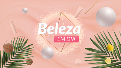 BELEZA EM DIA beauty branding design illustration logo