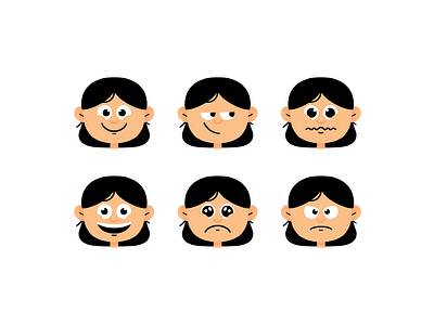 Facial Expressions animation character character design facial expressions illustration