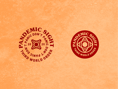 Pandemic Sight: Third Wold Order (Unused Mark) abstract logo arrow logo branding branding concept eye logo freelance designer icon logo logo badge logo concept pandemic logo quarantine logo visual identity